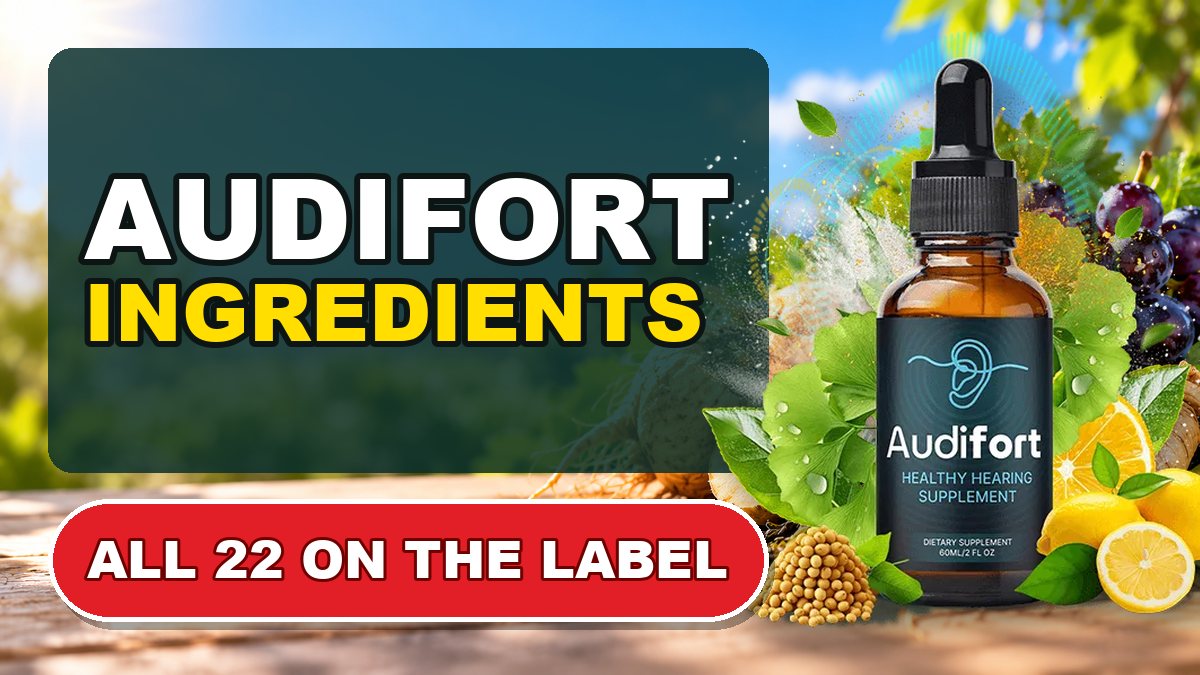 Audifort ingredients: everything printed on the label